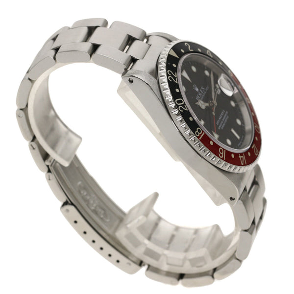 Rolex 16710 GMT Master 2 Black Bezel All Tritium Watch Stainless Steel / SS Mens ROLEX