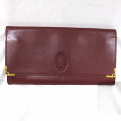 Cartier Mustline Bordeaux Bag Clutch Second Unisex