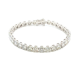 14.00ct Moissanite Tennis Bracelet 10KT White Gold