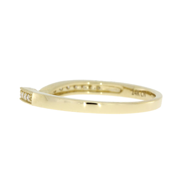 .11ct Diamond stackable band set 14KT Yellow Gold