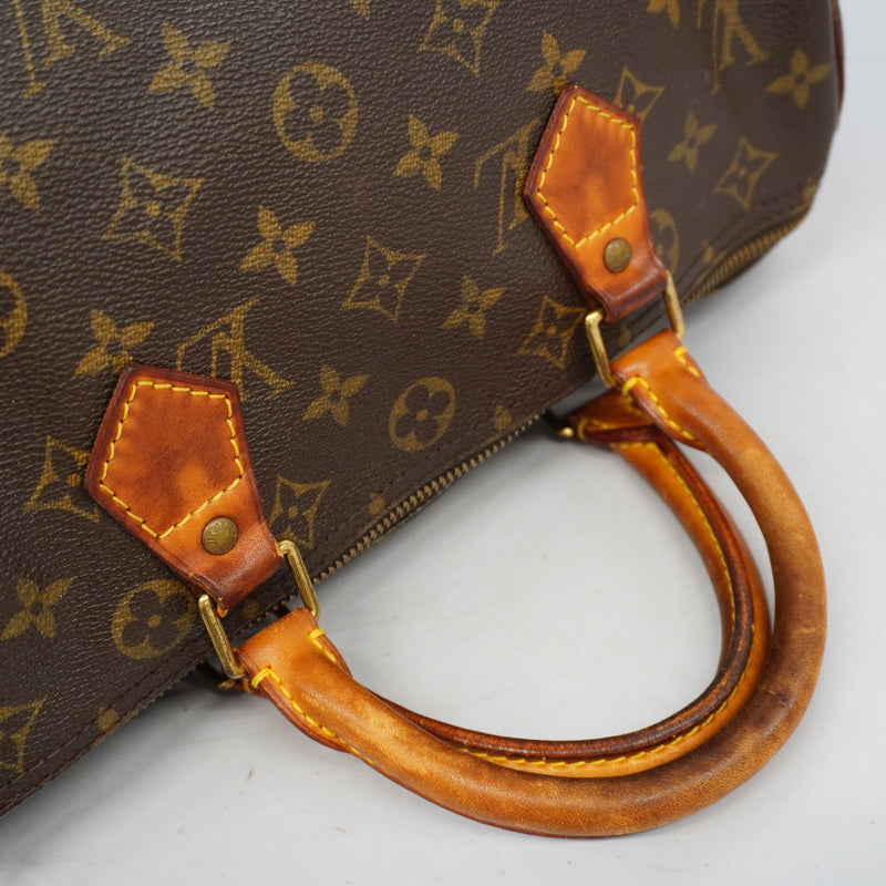 Auth Louis Vuitton Handbag Monogram Speedy 30 M41526