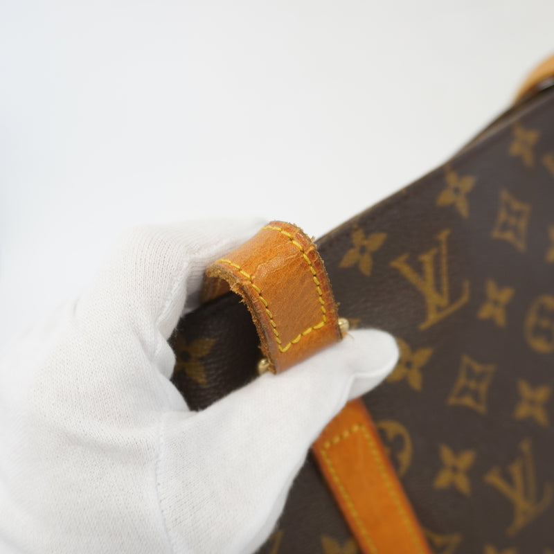 Auth Louis Vuitton Monogram Sack Shopping M51108 Womens Shoulder BagTote Bag