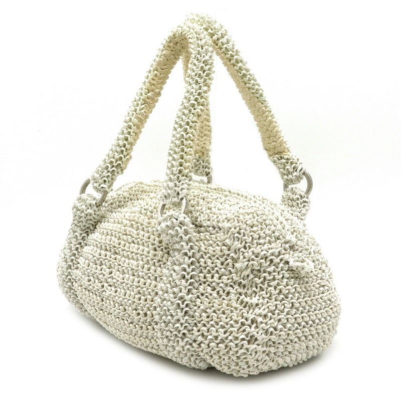 ANTEPRIMA wire bag handbag suede off-white white