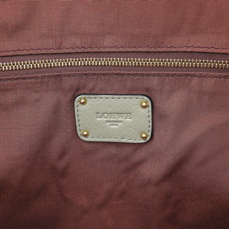Loewe Amazona Amazona 36 Womens Leather HandbagShoulder Bag Gray
