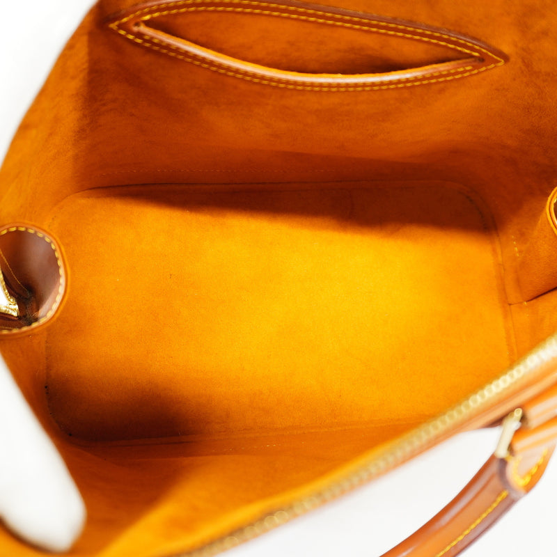 Auth Louis Vuitton Epi Alma Alma M54148 Womens Handbag Gold Cipango