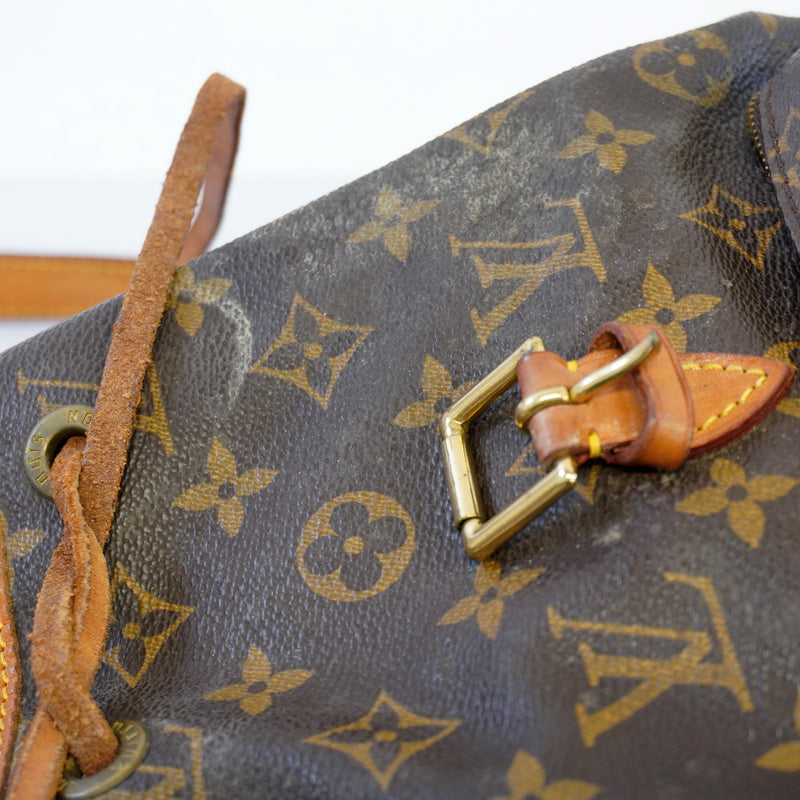 Auth Louis Vuitton Monogram Monsuri MM M51136 Womens Backpack