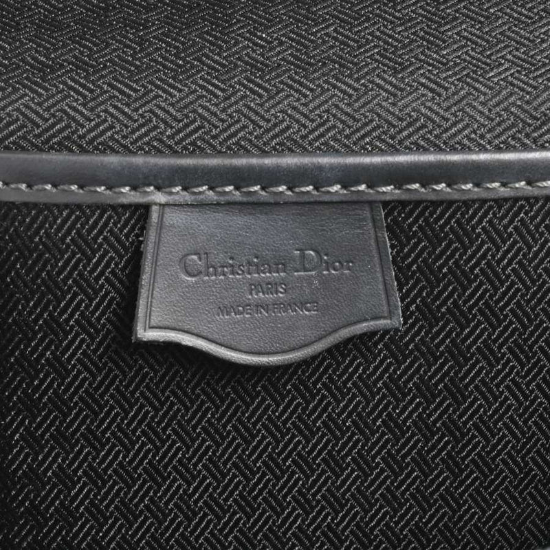 Christian Dior Canvas Oblique Trotter 2WAY Shoulder Bag Multicolor