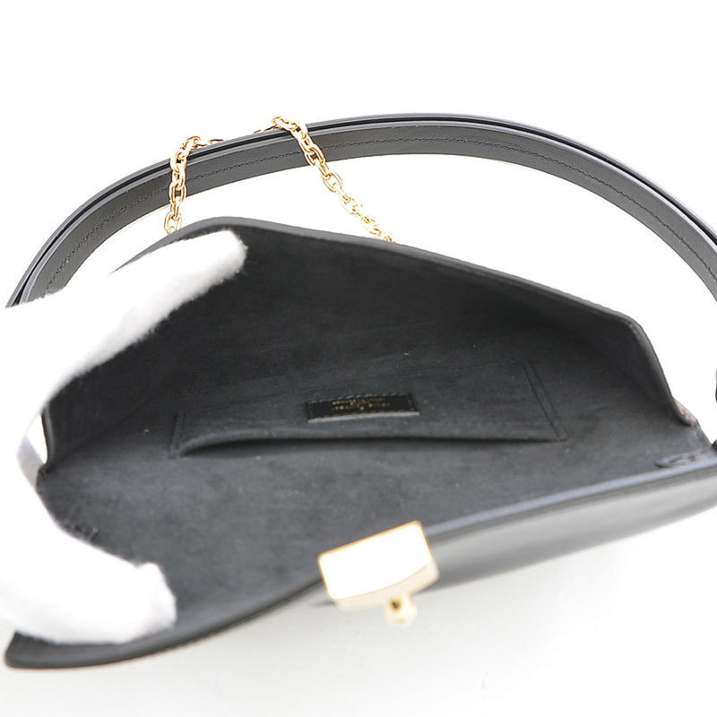 Louis Vuitton Monogram Padlock On Strap Chain Shoulder Bag Noir M80559