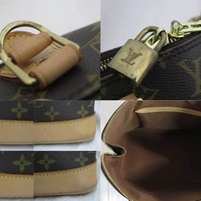 Louis Vuitton Bag Monogram Alma Brown Gold Hardware Canvas Handbag Ladies M51130