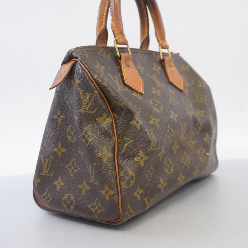 Auth Louis Vuitton Monogram Speedy 25 M41528 Womens Handbag