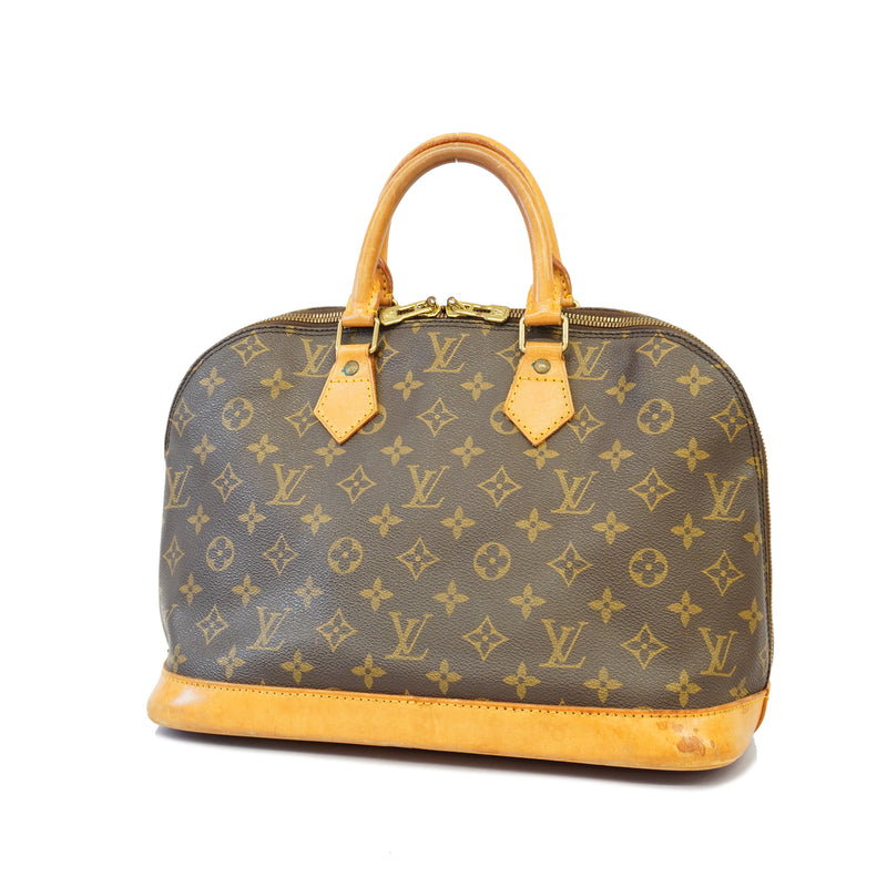Auth Louis Vuitton Monogram Alma M51130 Womens Handbag