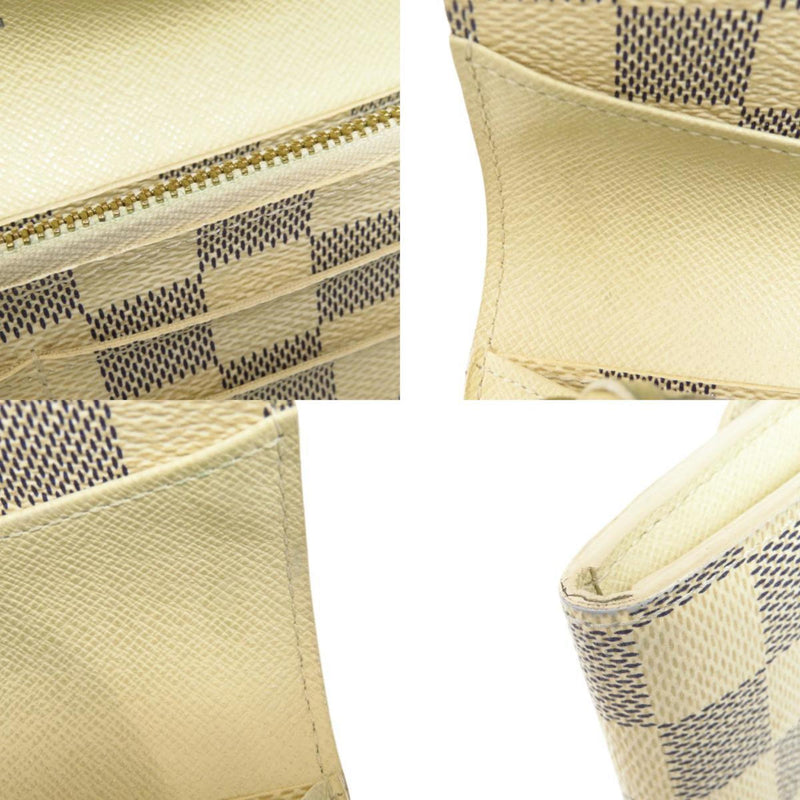 Louis Vuitton N63546 Emilie Wallet Damier Azul Long Wallet Bi-Fold Canvas Ladies
