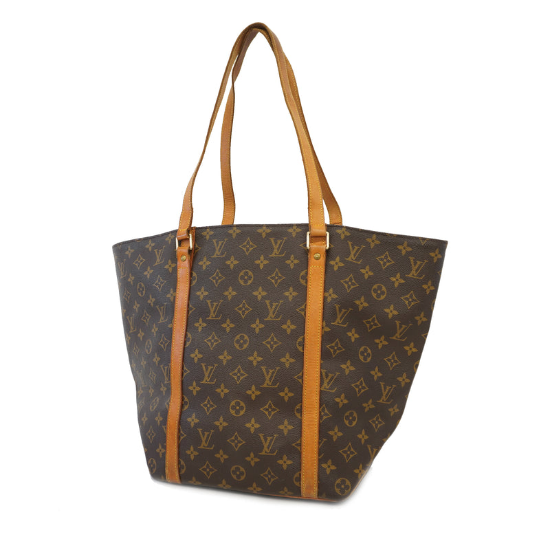Auth Louis Vuitton Monogram Sack Shopping M51108 Womens Shoulder BagTote Bag