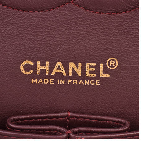 Chanel CHANEL Matrasse 25 Double Flap W Chain Coco Mark Shoulder Bag Black Lambskin A01112