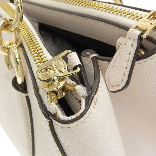 Coach Womens Leather Handbag White
