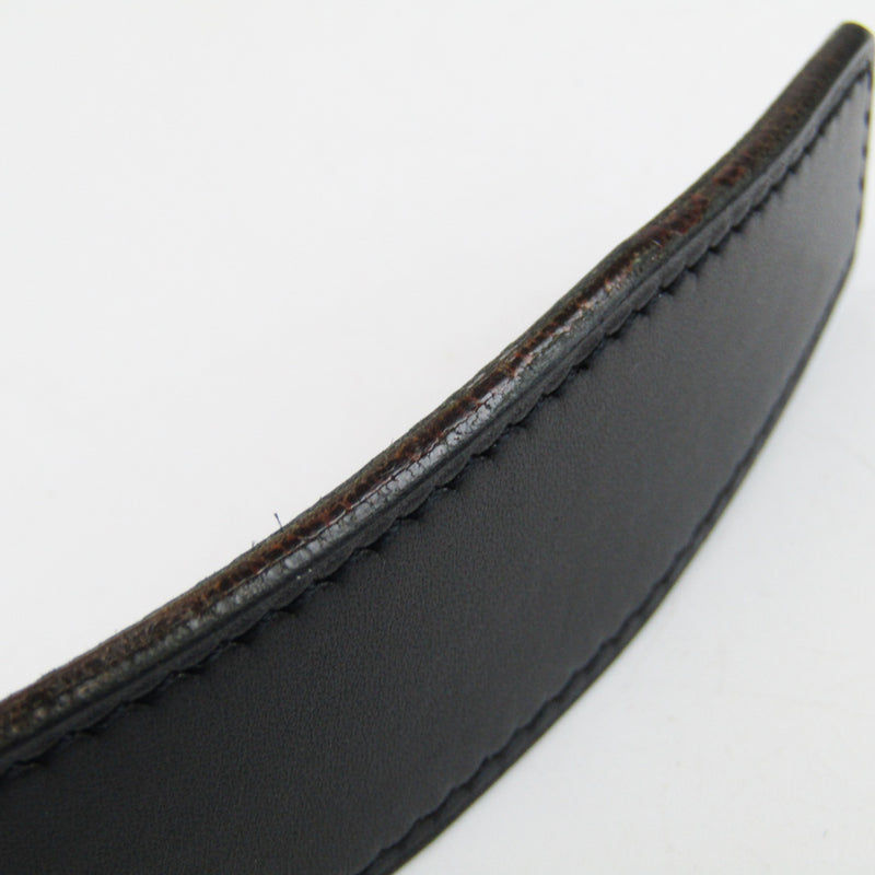Hermes Pelerin Unisex Leather Standard Belt Black 115