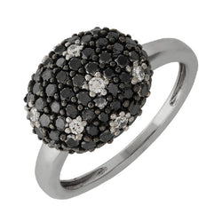 Natural Diamond Engagement Ring 18k White Gold Jewelry