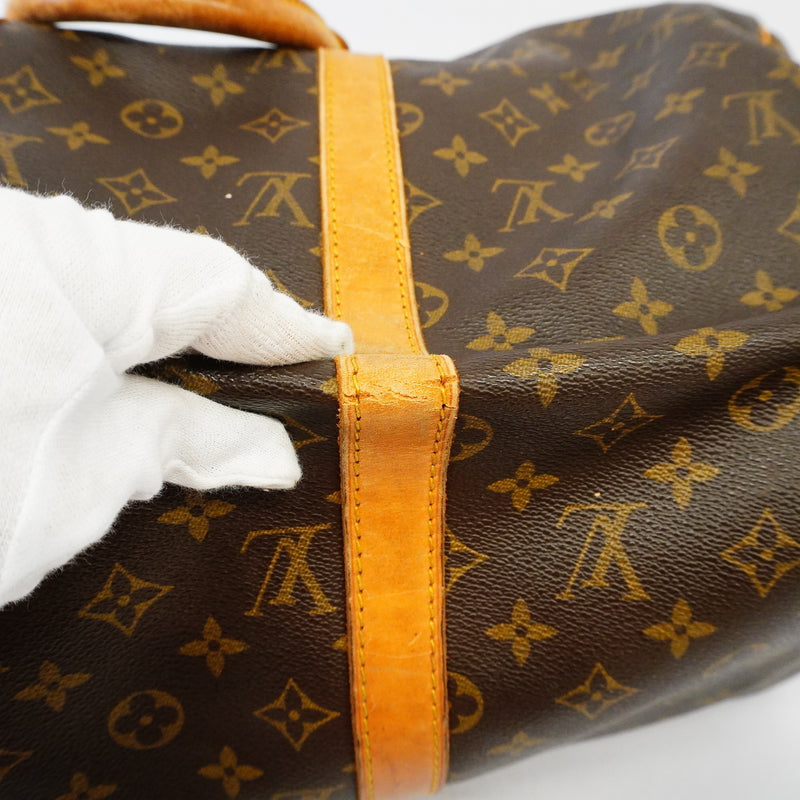AuthLouis Vuitton Monogram Keepol 50 M41426 MenWomenUnisex Boston BagHandbag