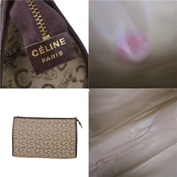 Celine Saluki C Macadam Clutch Ladies Second Leather