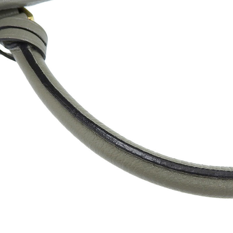 Loewe Amazona Amazona 36 Womens Leather HandbagShoulder Bag Gray