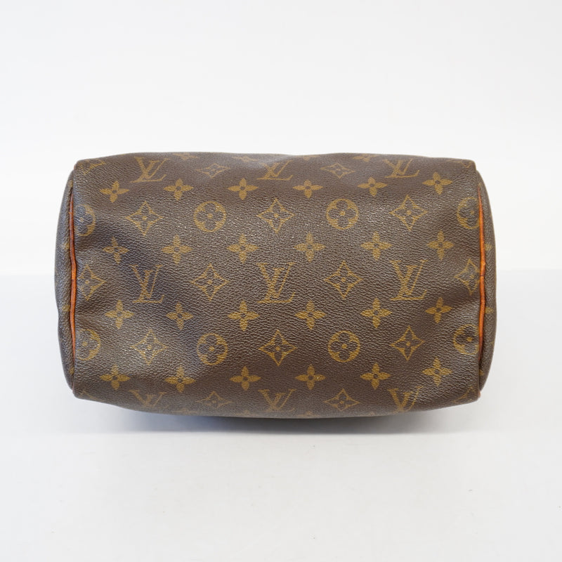 Auth Louis Vuitton Monogram Speedy 25 M41528 Womens Handbag