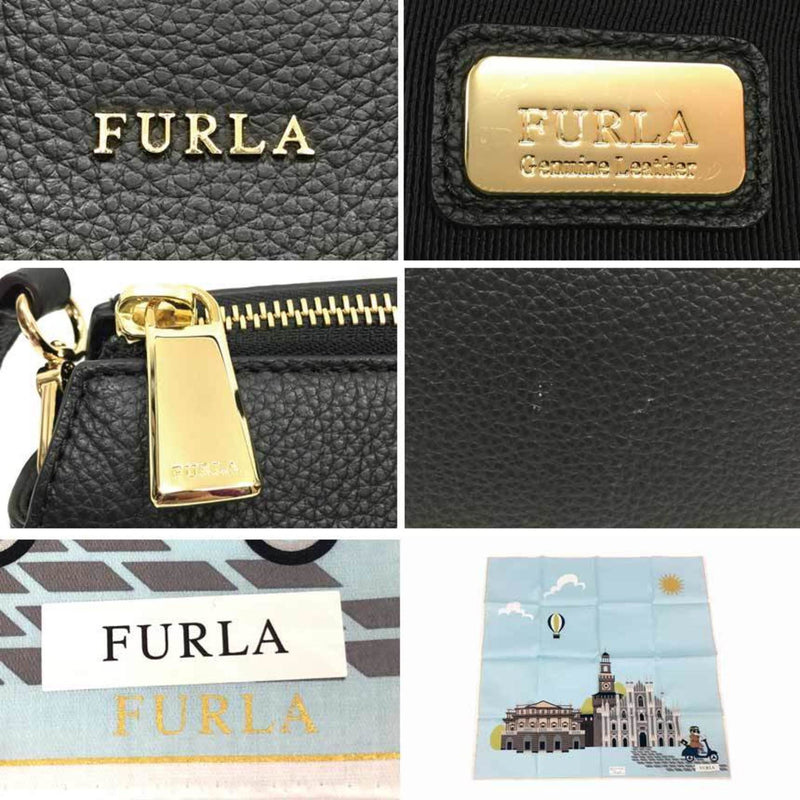 Furla FURLA Tote Bag 874779 BJT5 VTO O60 GIADA M SATCHEL W / ZIP ONYX Shoulder 2WAY Leather Black