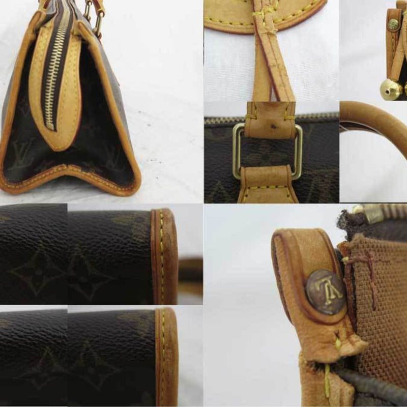 Louis Vuitton Bag Monogram Popin Cool Brown Canvas Handbag Small Ladies M40009
