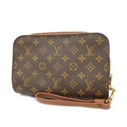 Auth Louis Vuitton Monogram Orsay M51790 Mens Clutch Bag