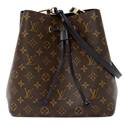 Louis Vuitton LOUIS VUITTON Bag Monogram Ladies Shoulder 2way Neo Noe M44020 Noir Brown Black Drawstring Type