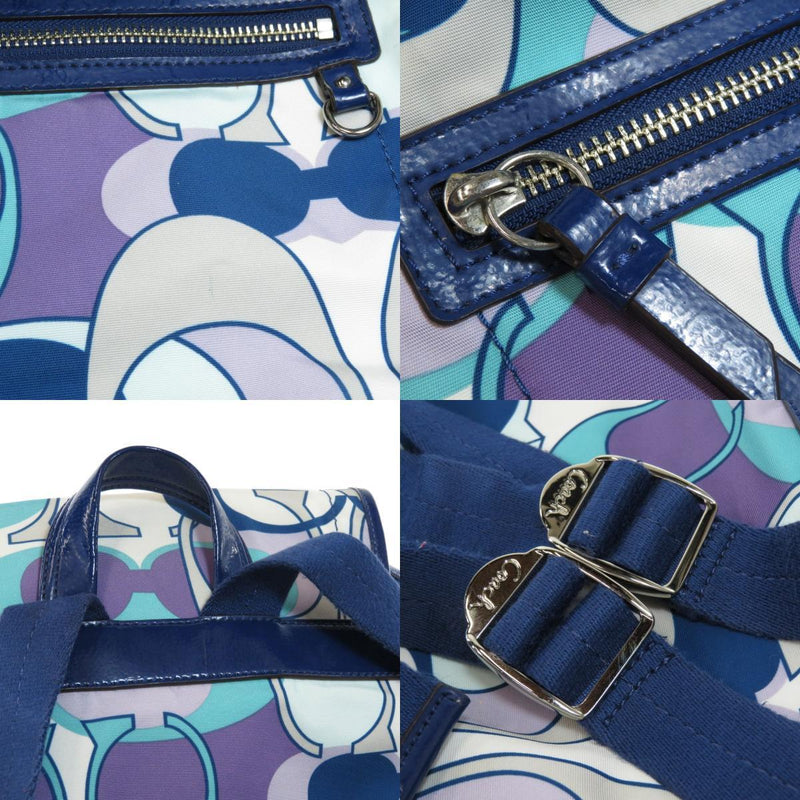 Coach F19279 Daisy Scarf Print Backpack Daypack Nylon Ladies COACH
