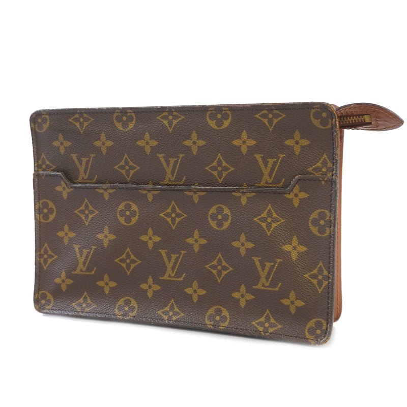 Auth Louis Vuitton Monogram Pochette Homme M51795 MenWomenUnisex Clutch Bag