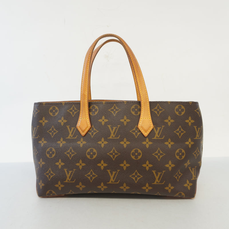 Auth Louis Vuitton Monogram Wilshere PM M45643 Womens HandbagTote Bag