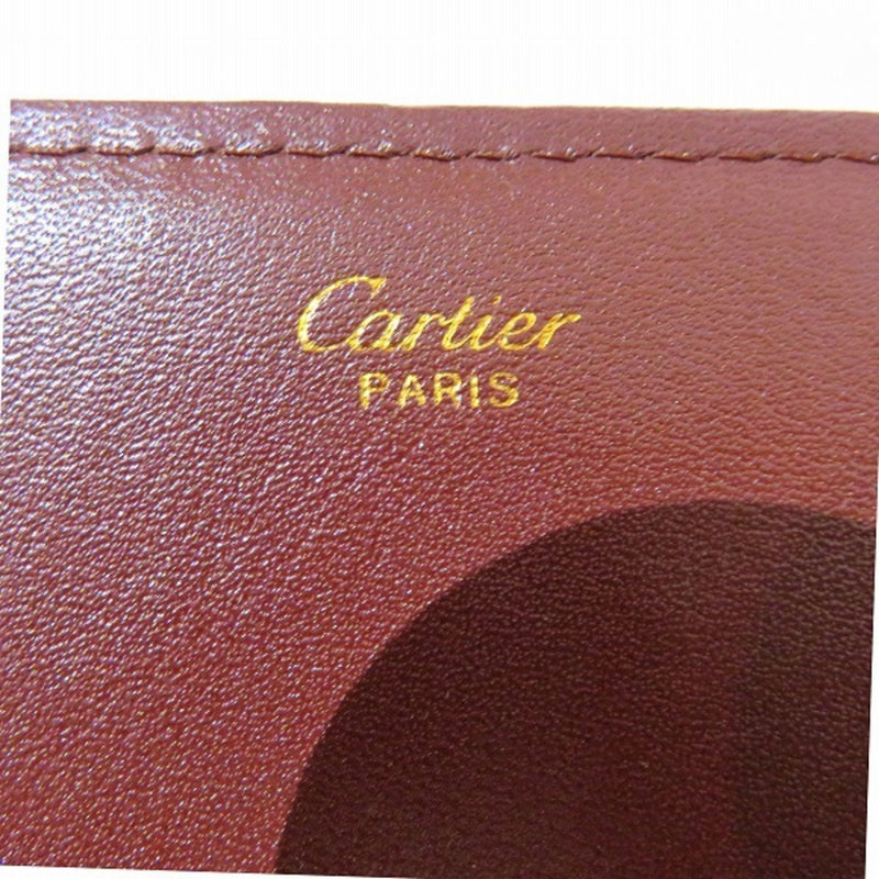 Cartier Mustline Bordeaux Bag Clutch Second Unisex