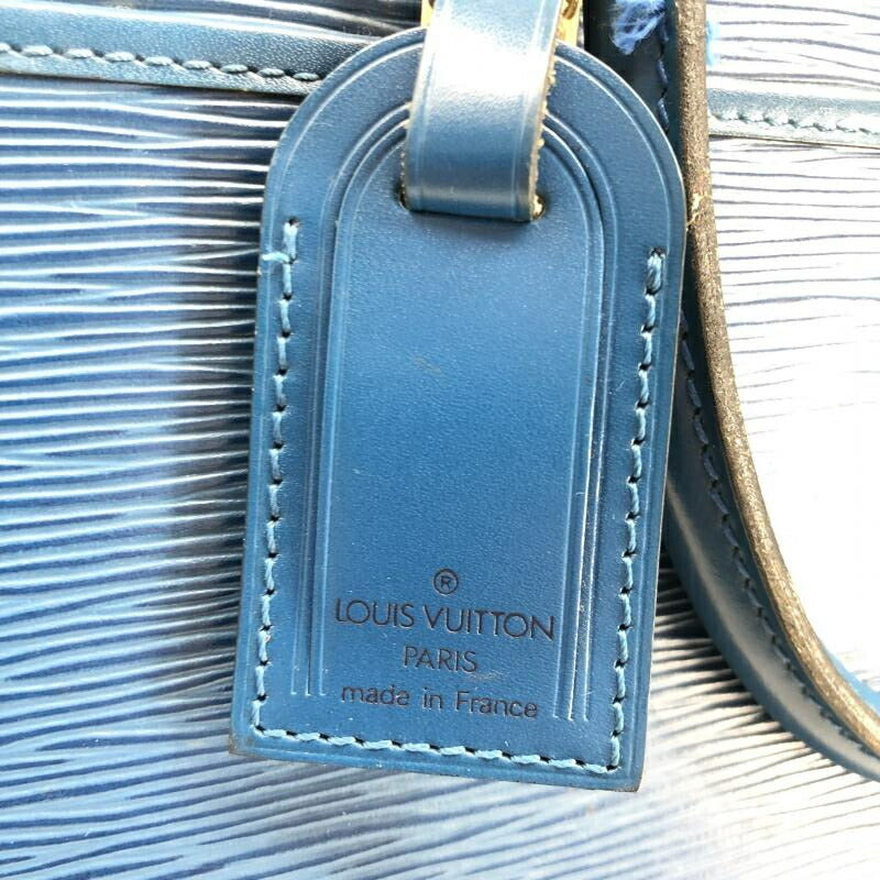 LOUIS VUITTON Riviera R-D Ladies Bag Blue Leather