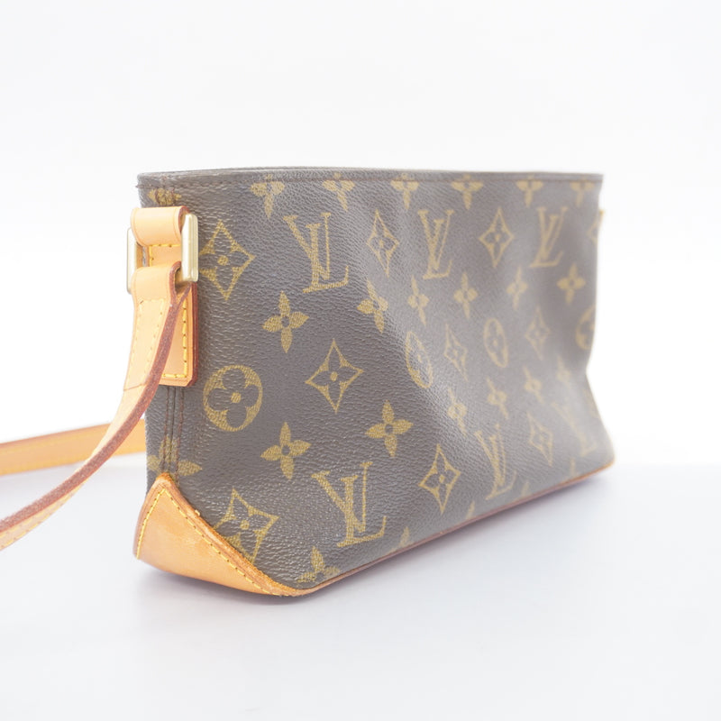 Auth Louis Vuitton Monogram Trotteur M51240 Womens Shoulder Bag