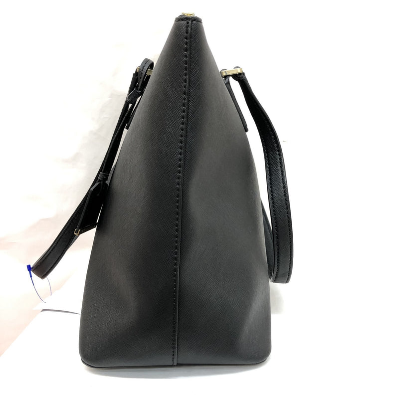 Kate spade tote bag black semi-shoulder one-shoulder leather ladies