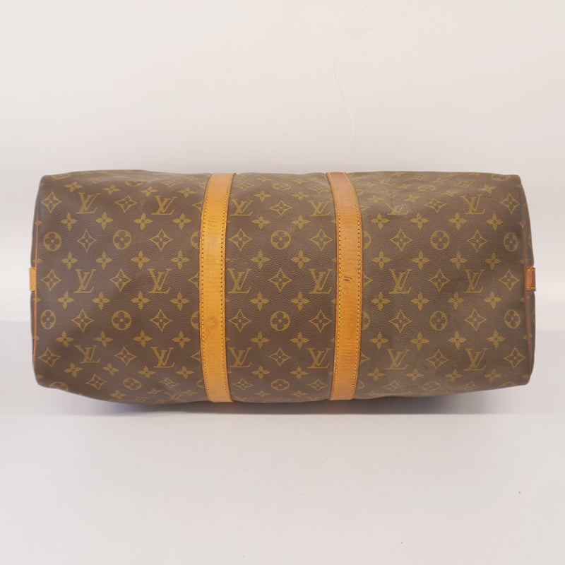 Auth Louis Vuitton Monogram Keepol Bandolier 50 M41416 Unisex Boston Bag