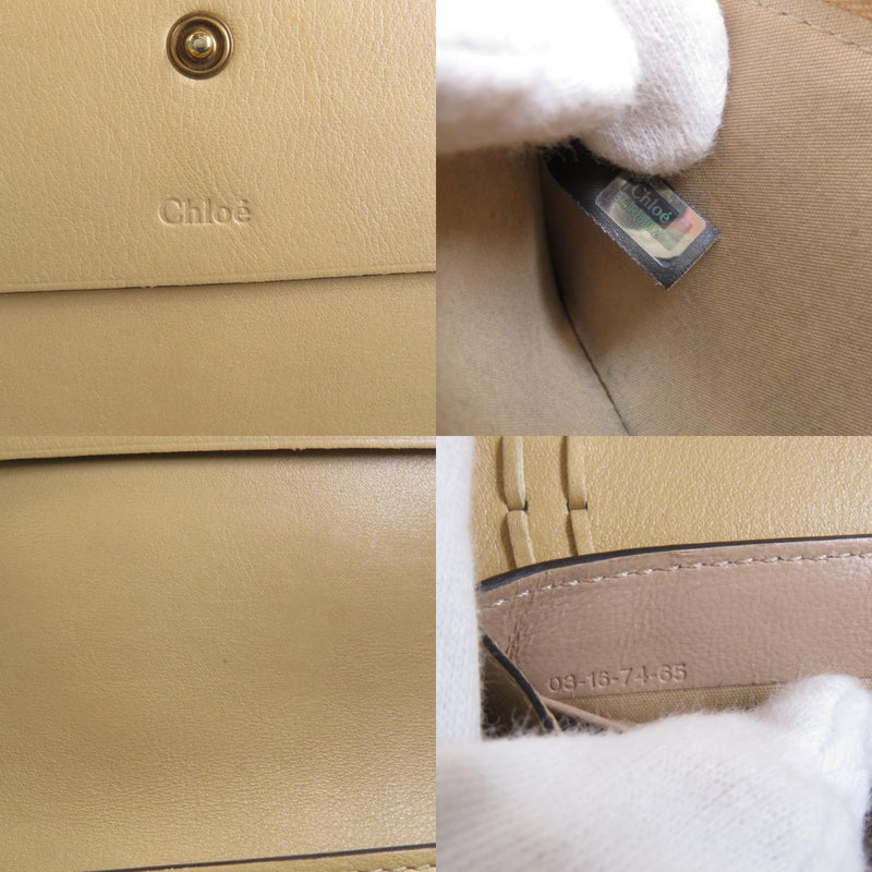 Chlo Chloe motif long wallet calf ladies CHLOE