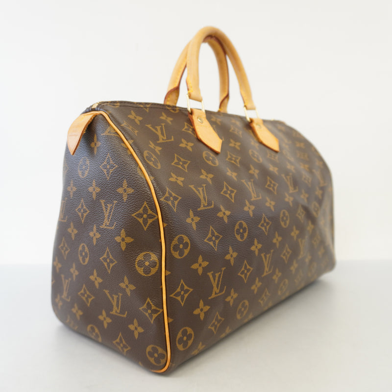 Auth Louis Vuitton Handbag Monogram Speedy 35 M41107