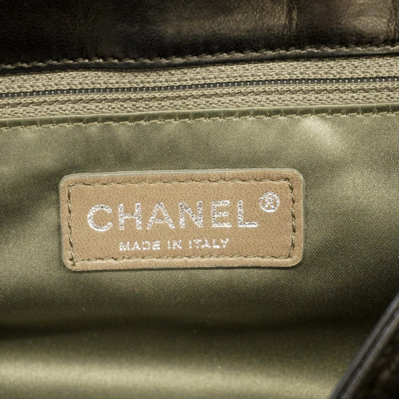 Auth Chanel Shoulder Bag Matrasse Lambskin Black