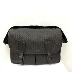 BOTTEGA VENETA messenger bag 355782 VAKB1 2066 Gardena buffalo leather brown intrecciato shoulder mens