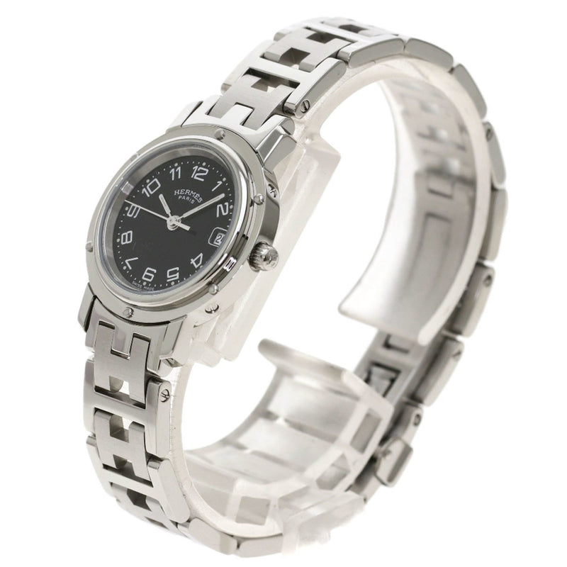 Hermes CL4.210 Clipper Watch Stainless Steel / SS Ladies HERMES