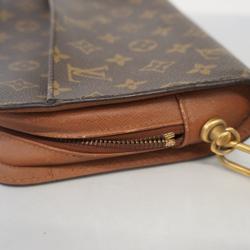 Auth Louis Vuitton Monogram Orsay M51790 Mens Clutch Bag