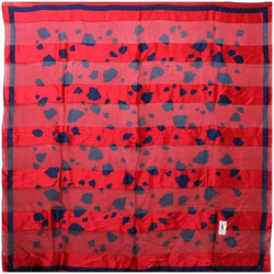 Yves Saint Laurent Silk Large Scarf Red YVESSAINT LAURENT Ladies
