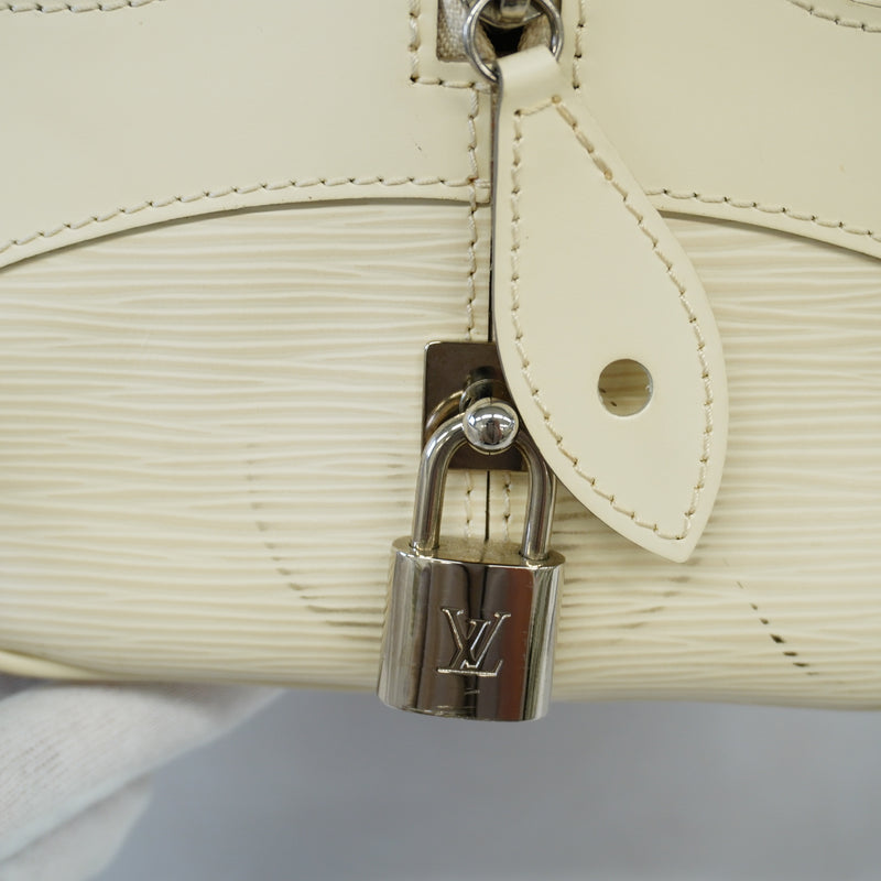 Auth Louis Vuitton Handbag Epi Bowling Montaigne PM M5932J Evoire