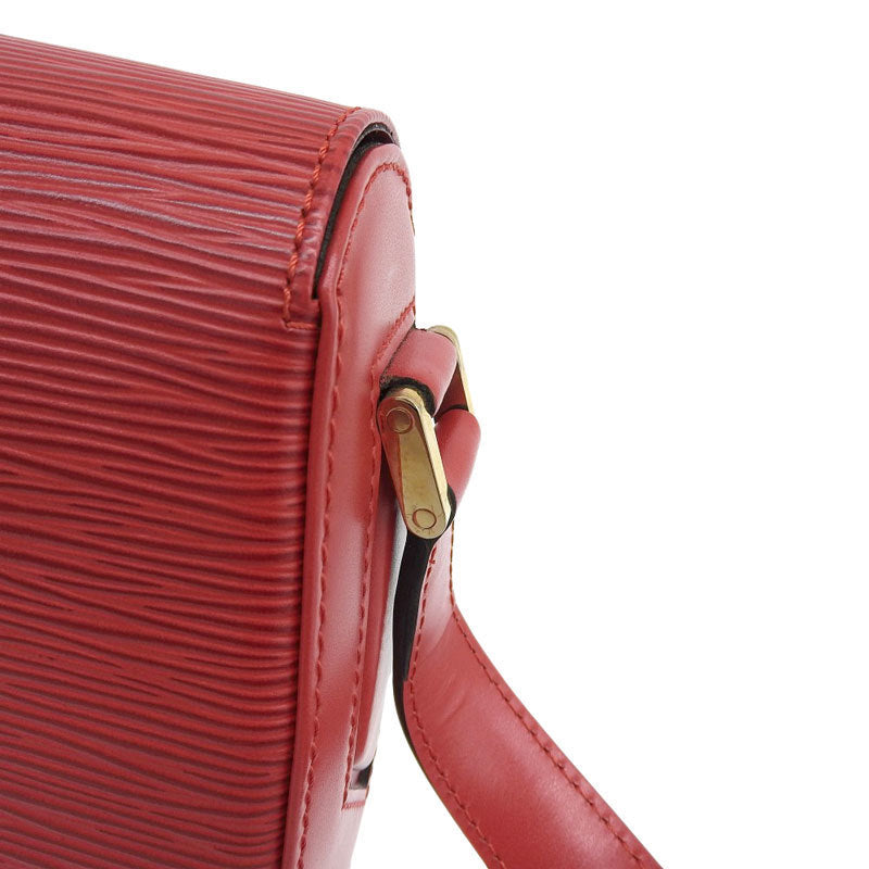 Louis Vuitton Epi Womens Shoulder Bag Castilian Red
