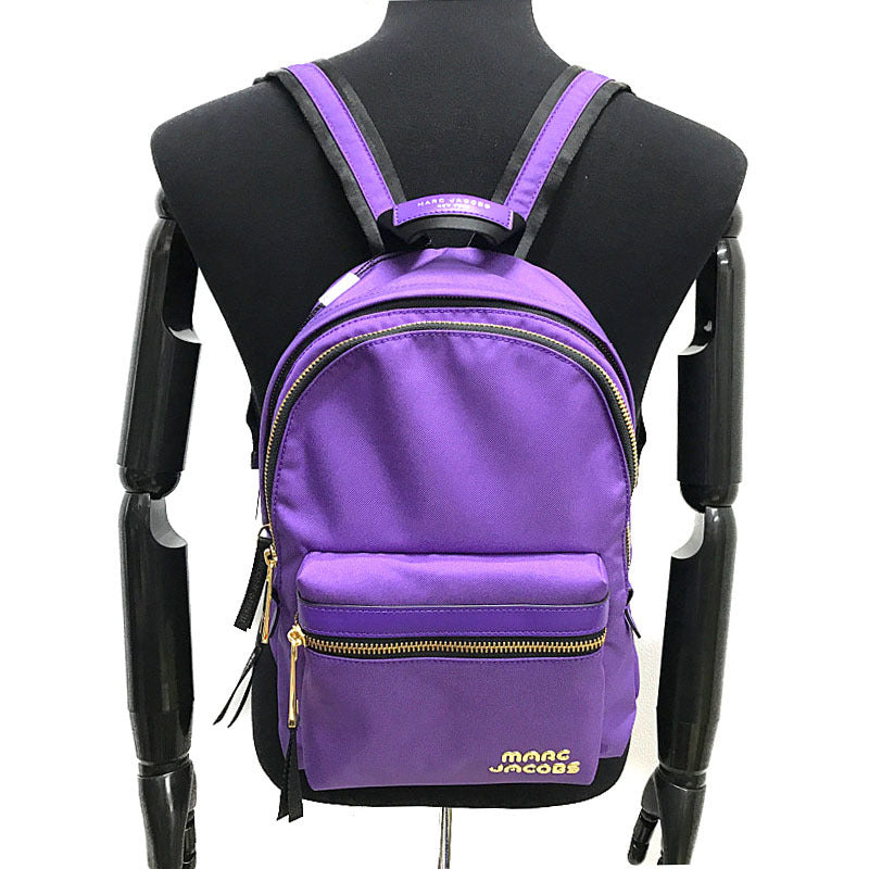 Marc Jacobs MARC JACOBS rucksack bag nylon purple gold metal fittings M0014031 mens womens