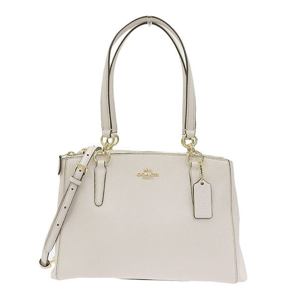 Coach Womens Leather Handbag White