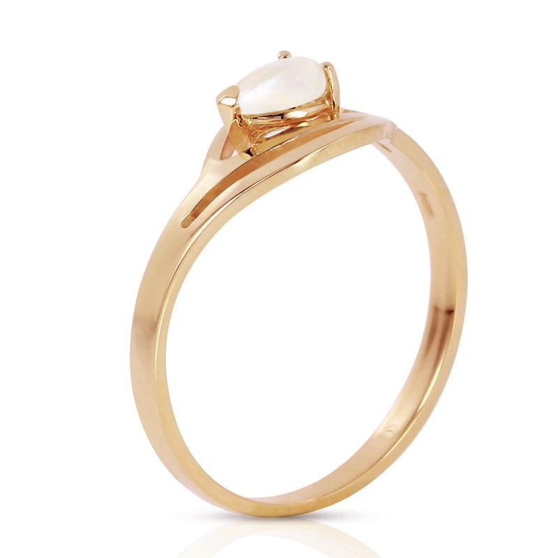 Handcrafted 14K Solid Gold Opal Ring: A Timeless Treasure