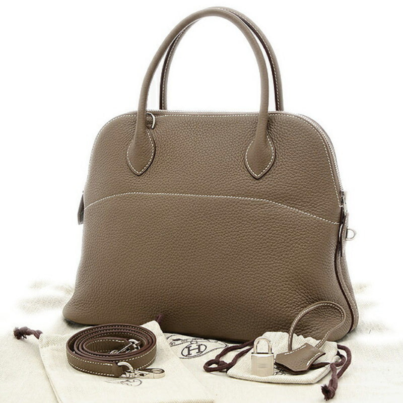 Hermes Bolide 31 Taurillon Clemence Etoop Silver Hardware Y stamp Handbag